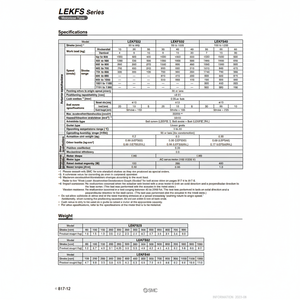 Actionneur électrique pneumatique SMC LEKFS25RNZB-500 cylindre - Product Image 1