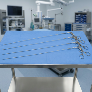 Porte-aiguille laparoscopique en acier, outil de simulation, forceps endoscopique pour la formation chirurgicale, instrument manuel, Classe I, certifié CE - Product Image 5