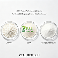 Enzyme dégradante de zéralénone ZEN Hydrolase, additif alimentaire détoxifiant pour mycotoxines, pour porcs, volailles, aquaculture, ruminants et stockage de céréales