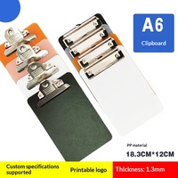 Clips de presse-papiers en plastique robuste A4/A5/A6 avec design à dents à ressort - Clip de reliure pour l'organisation de la papeterie