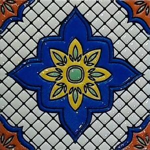 Carrelage 3D en relief frais 100x100mm Motif Tournesol & Diamant Floral <span class=keywords><strong>Antibactérien</strong></span> Isolation Thermique Garantie 5 Ans pour Dosseret de Cuisine - Product Image 3