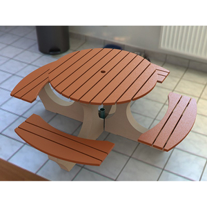 Cnsf <span class=keywords><strong>table</strong></span> de bar en bois pique-nique extérieur bon prix - Product Image 4