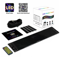 Panel de Matriz LED RGB YD X96 para Automóvil y Camioneta con Control de Color por Aplicación IPixel, Animación de Ojos DIY, Resistente al Agua IP67