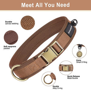 Collar de perro acolchado suave, collares de perro de nailon duraderos, collares ajustables para mascotas para perros pequeños, medianos y grandes, Bulldog Francés - Product Image 5