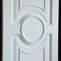 Porte d'intérieur en bois blanc massif, style moderne, pour chambre