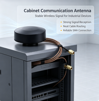 Antena de Comunicación Tipo Hongo 5dBi para Gabinete 4G 433MHz 2.4G 5.8G GSM GPRS WiFi con Cable RG178 de 2 Metros