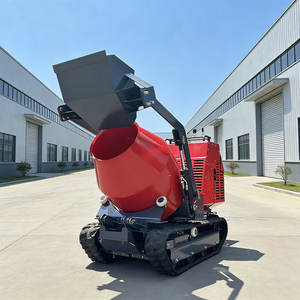Woer Raupen-Minidumper Betonmischer-LKW Mobile Diesel-Trommelmaschine für Baustellen - Product Image 1