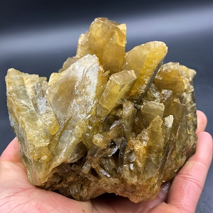 Vente en gros CrystalHola : Magnifique cluster de quartz jaune brillant sculpté en barite rare, artisanat minéral Feng Shui, idéal pour les cadeaux parfaits - Product Image 3