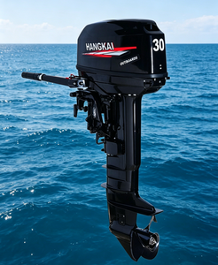 Moteur hors-bord 2 temps 40 CV à arbre long, démarrage essence, moteur de bateau de haute qualité Hangkai 40 CV - Product Image 1