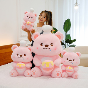 <b>Cute</b> Super Soft Plush Toy Yellow Pink <b>Bear</b> Doll Pillow Gift Stress Relief PP Cotton Plush Doll Best Quality Cake <b>Bear</b> Plush Doll - Product Image 6