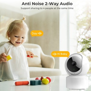BESDER – caméra de sécurité CCTV sans fil 1080P, babyphone vidéo, Zoom x4, Surveillance intérieure de la maison, Wifi, caméra intelligente - Product Image 5
