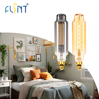 Ampoule LED décorative style Edison, très tendance, 4W E26 2700K, blanc chaud doux, dimmable, vintage, or fumé, pour la maison et les cafés