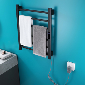 <span class=keywords><strong>Toallero</strong></span> Eléctrico Inteligente Ajustable con Temperatura Constante, Calefacción Giratoria, Acero Inoxidable, 4 Barras, para Baño - Product Image 6