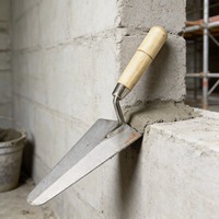 Couteau de maçonnerie à manche en bois, spatule, outil de construction et de décoration, personnalisation
