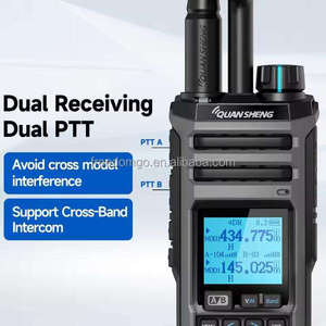 Professional QUANSHENG TK-11(5) Dual Band VHF/UHF NOAA Wireless <b>Walkie</b> <b>Talkie</b> With Air Band 10W High Power Handheld Transceiver - Product Image 6
