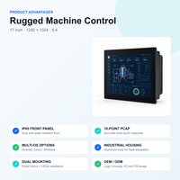 Pantalla Táctil Capacitiva HMI de 7-21.5 Pulgadas, Panel LCD Industrial para Máquinas CNC de Embalaje y Moldeo por Inyección