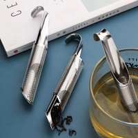 Infusor de Té Ecológico Reutilizable de Acero Inoxidable con Gancho para Colgar, para Té de Flores en Hojas Sueltas