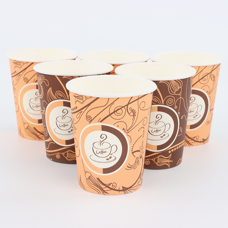 Custom Paper Cups Logo Printed Disposable Water Cup Hight Quality Coffee Cups With Lids