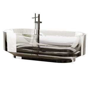 カラフルなソーカー温水浴槽製造大人用自立クリア浴槽複合樹脂半透明タブ - Product Image 6