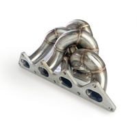 Collecteur d'échappement en acier SUS304 soudé TIG, à longueurs égales, 4 en 1, pour Ford Focus MK2 1.8L Duratec, 2008-2013