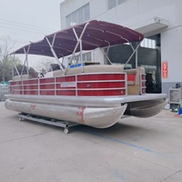 Yacht de catamaran en aluminium de luxe Bateau de tourisme scénique pour le divertissement Maison Bateau Yacht Bateau ponton