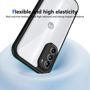 Para <span class=keywords><strong>Motorola</strong></span> <span class=keywords><strong>Moto</strong></span> <span class=keywords><strong>G52</strong></span> / <span class=keywords><strong>Moto</strong></span> G82 Funda Ultra delgada Suave TPU Marco Clear PC Hard Back Funda a prueba de golpes Coque Fundas - Product Image 6