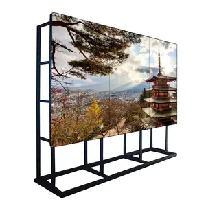 4 screens 4k resolution video wall 46 inch lcd video wall with splitter control