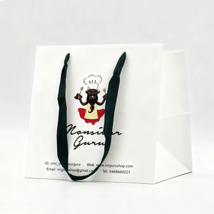 Recyclable Custom Logo Wholesale Square Cake <strong>Flower</strong> Packaging Black White Gift Tote <strong>Bags</strong> Big Brown Kraft Paper <strong>Bag</strong> for <strong>Flowers</strong> - Product Image 4