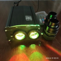 Lampu depan mobil Led, lampu bintang atap mobil dengan remote RF dan kontrol aplikasi ponsel 2*18W