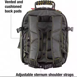 Sac de transport d'outils roulants pour électricien robuste grande capacité sac à dos Durable fermeture à glissière Kit d'électricien outils sac à dos - Product Image 5