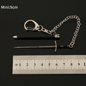 Nouveau <span class=keywords><strong>porte</strong></span>-clés épée de glace en gros, <span class=keywords><strong>porte</strong></span>-clés en métal, alliage de zinc, jouet, épée de jeu de trône - Product Image 4