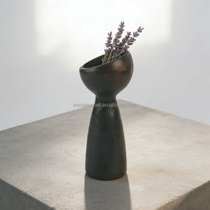 حامل شموع خشبي عصري مصنوع يدويًا بتصميم غير منتظم لتزيين المنزل ومناسبات الزفاف وأعياد الميلاد - Product Image 4