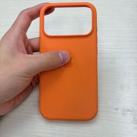 Coque de téléphone magnétique en silicone liquide authentique en stock pour iPhone 17 avec animation de démarrage et bouton IA
