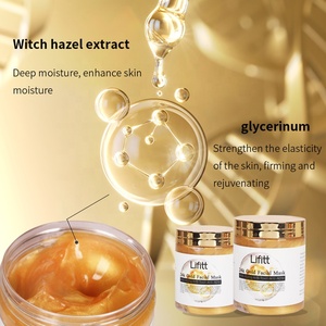 Mascarilla Facial de Arcilla con Colágeno y Oro 24k OEM, Antienvejecimiento, Antiarrugas, Suavizante, Hidratante, Antitoxinas, Antiacné, Reparadora - Product Image 4