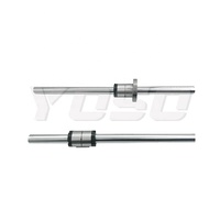 Eje estriado de precisión SLF016 de 16 mm con brida de bolas, alta capacidad de carga, para robot SCARA, eje Z