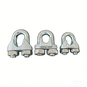 10 "16" 20 "आकार भारी शुल्क कार्बन स्टील के तार रस्सी क्लिप क्लिप 10" 16 "20" आकार भारी शुल्क कार्बन स्टील - Product Image 4