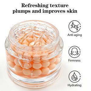 <span class=keywords><strong>Crema</strong></span> Facial con Cápsulas de Colágeno, Vitamina C y B5, con Perlas de Naranja, Antioxidante, Iluminadora, Antienvejecimiento, para Uso Diario - Product Image 6