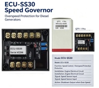 Panneau de commande électronique JIAKONG ECU-SS30 en plastique pour la protection de la vitesse des générateurs diesel/essence