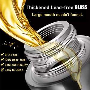 Botella de Vidrio de 200 ml para Aceite de Oliva, de Grado Alimenticio, al por Mayor – Rociador de Aceite para Cocina - Product Image 3