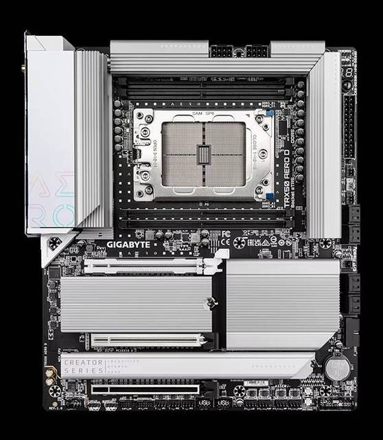 TRX50 AERO D Workstation Motherboard sTR5 Socket Support Threadripper PRO 7995WX Processor 4 DDR5 Slots Multi GPU AI