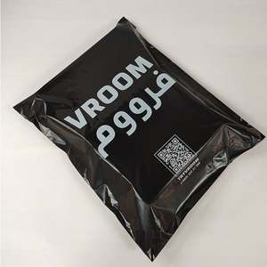 Enveloppe de Courrier Compostable Personnalisée avec Logo Noir, Corps Mat, Impression Blanche, Emballage Plastique, Sac Maier pour l'Expédition - Product Image 6