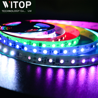Bande LED programmable à pixels 24V 60LED/m RGB 5050SMD UCS9812, adressable individuellement, pour éclairage architectural