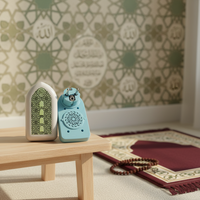 Haut-parleur Coranique Portable Mini à Commande Tactile avec Recitations Complètes, Dispositif de Prière Islamique Doté de Fonctions Dhikr et Dua pour la Maison