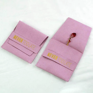 Luda Custom Fashion Jewelry Pouch Fine Jewelry Package with Logo for Jewelry Packaging & <b>Watch</b> Display Velvet Bags Pouch Custom - Product Image 3