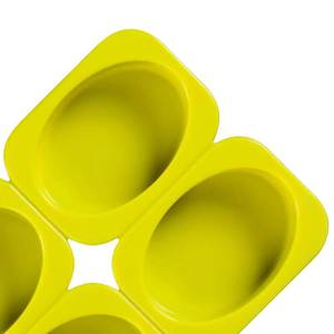 Moule à savon ovale 4 cavités en silicone antiadhésif platine LFGB sans BPA de l'usine MUYULINS - Product Image 2