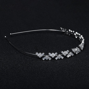 ปาร์ตี้ Sparkle Hairband Zircon แฟชั่นสาว Headpieces <span class=keywords><strong>YiWu</strong></span> ผมอุปกรณ์เสริมขายส่งตาข่ายเจ้าสาว Headwear ผม Band - Product Image 6