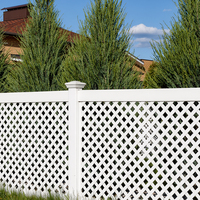 Clôture décorative à treillis complet avec design à grille intégrale pour la décoration des pelouses, des allées, des piscines et de toutes les zones extérieures