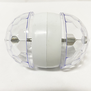 3w <strong>Led</strong> Rgb Stage Light <strong>Bulb</strong> E27 <strong>Rotating</strong> for Ktv Bar Party Decor Lamp Double Headed Ball Stage Effect Lighting Usb Disco Lights - Product Image 4