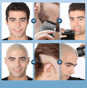 Tondeuse à cheveux rechargeable 2 en 1 pour hommes, tondeuse à barbe, rasoir électrique, machine à couper les cheveux pour hommes - Product Image 5