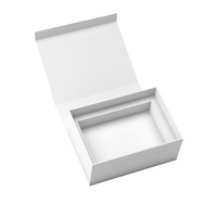NOUVEAU Coffret Cadeau Rigide Magnétique Personnalisé en Carton, Finition Noire Luxe avec Lamination Mate, Matériaux Recyclés, Pliable pour Bougies et Portefeuilles